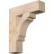 Ekena Millwork Merced Block Smooth Bracket, Douglas Fir, 5 1/2"W x 22"D x 26"H BKT06X22X26MRC05SDF - alternate 1